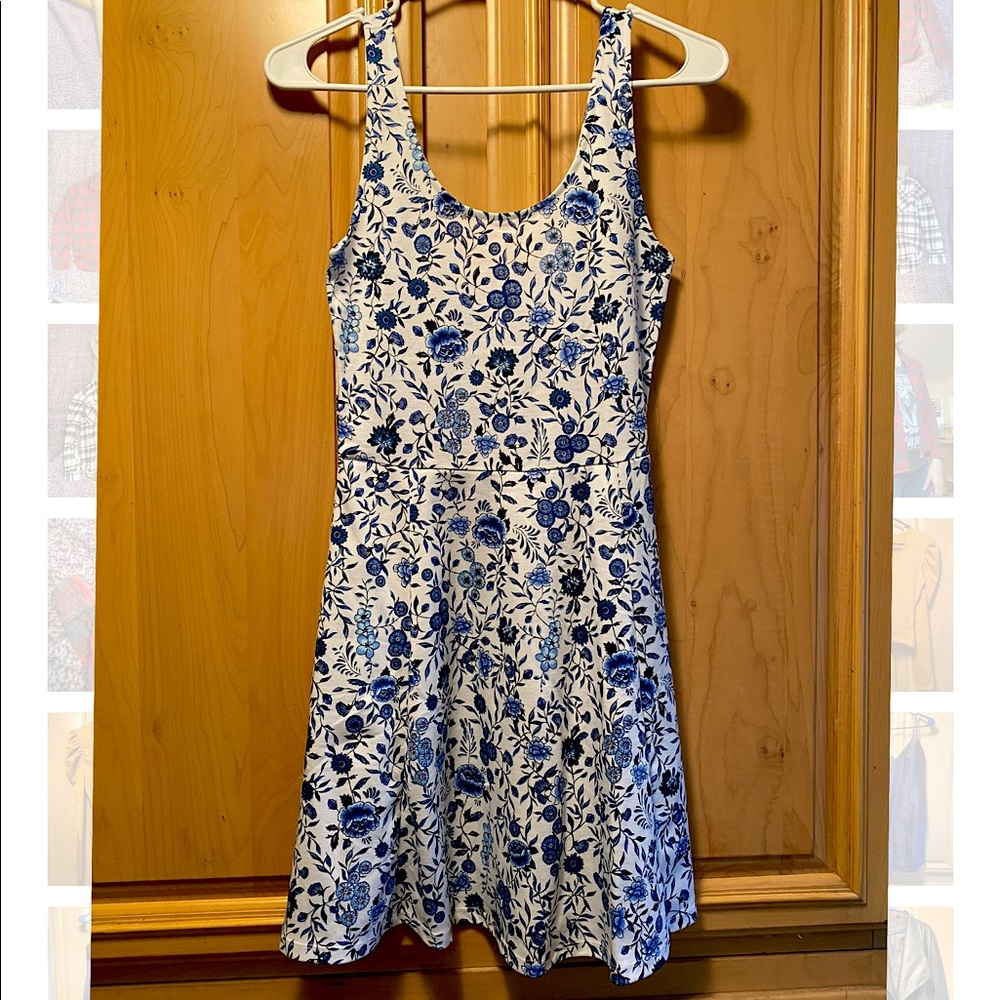 H&M China Blue Dress